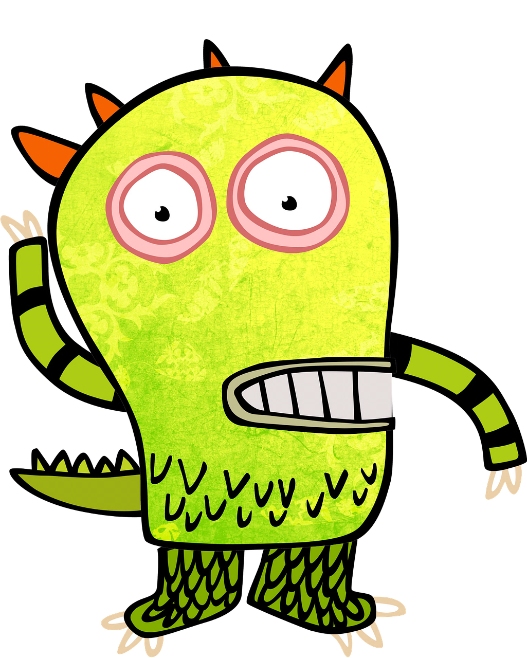 Monster Clip Art (1025x1280), Png Download