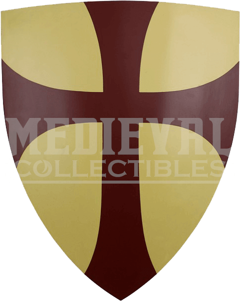 Crusader Knight Shield Of Ibelin (614x614), Png Download