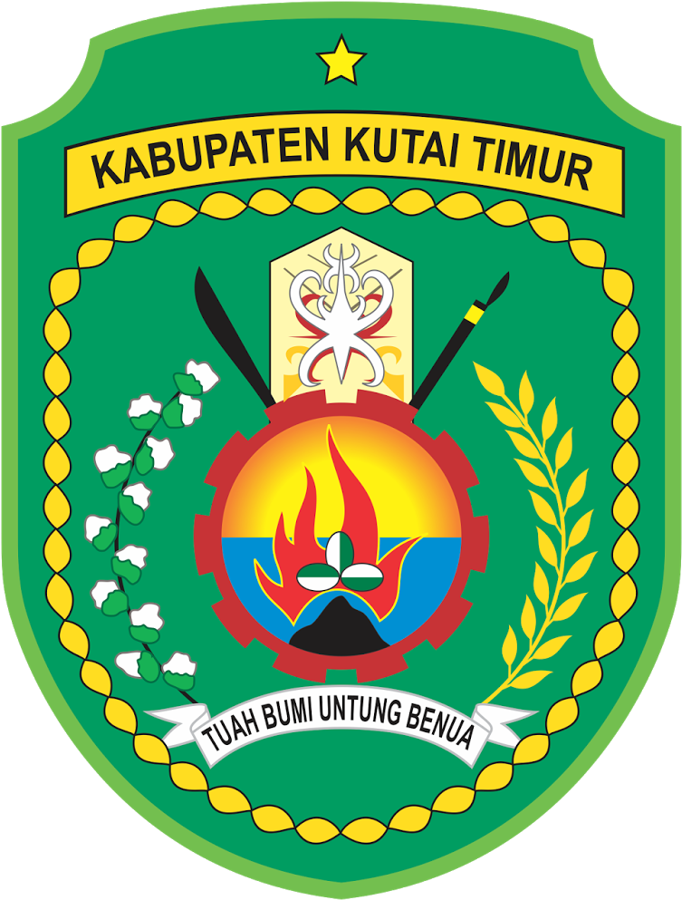 Coat Of Arms Of Regency Kutai Timur (768x1014), Png Download