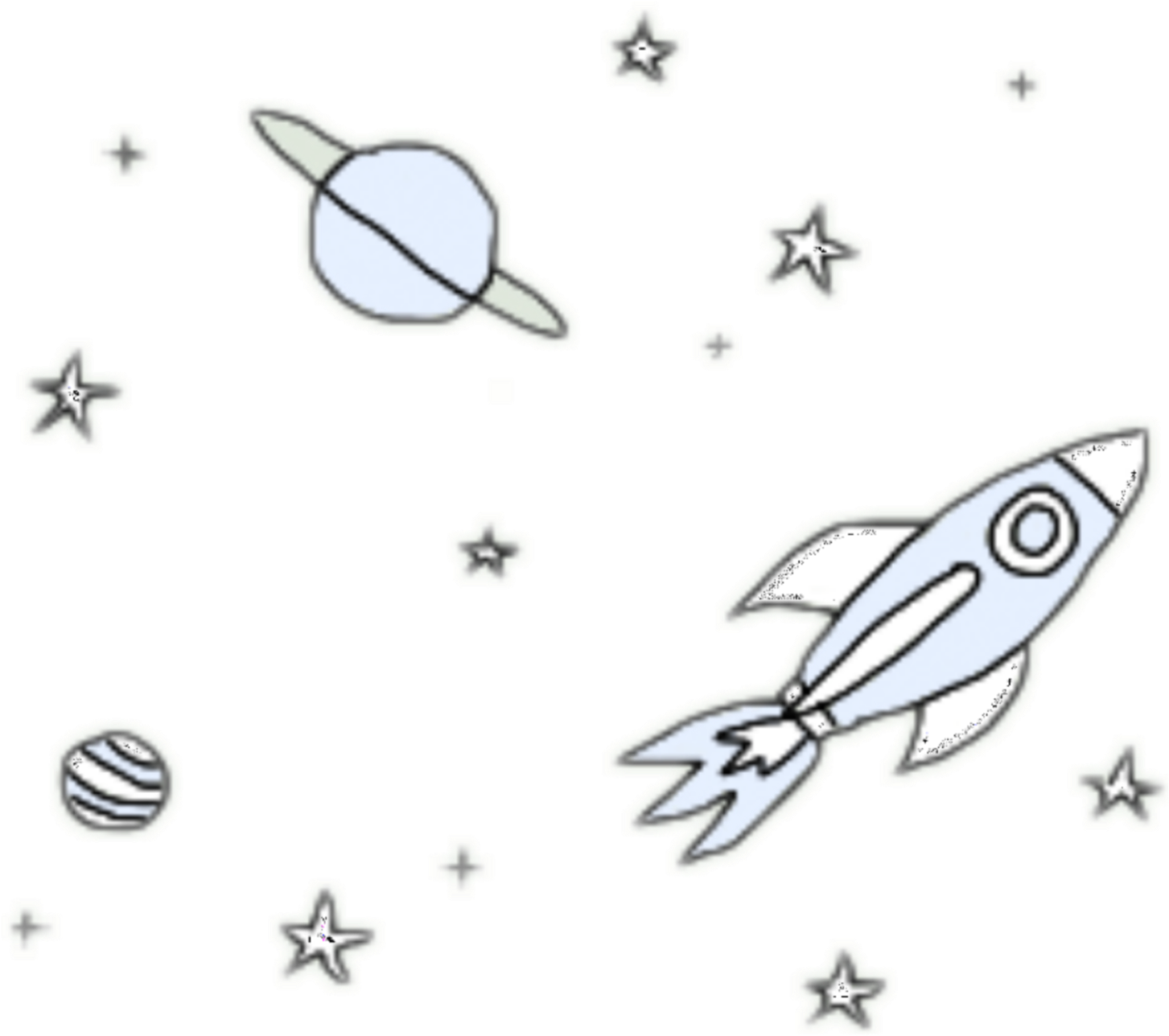 Galaxy Space Background Overlay Aesthetic Icon Tumblr (1773x1773), Png Download