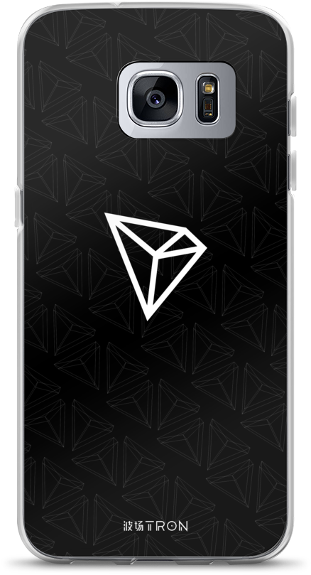 Tron / Trx Wb Samsung Case Samsung Galaxy S7 Edge Crypto (1000x1000), Png Download