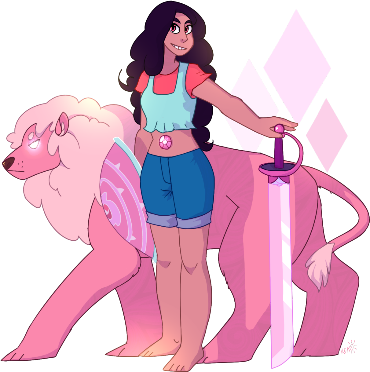 Steven Universe (1280x1236), Png Download