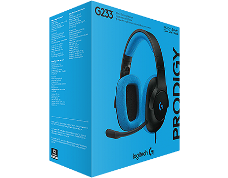 Logitech G233 Prodigy Wired Gaming Headset (600x600), Png Download