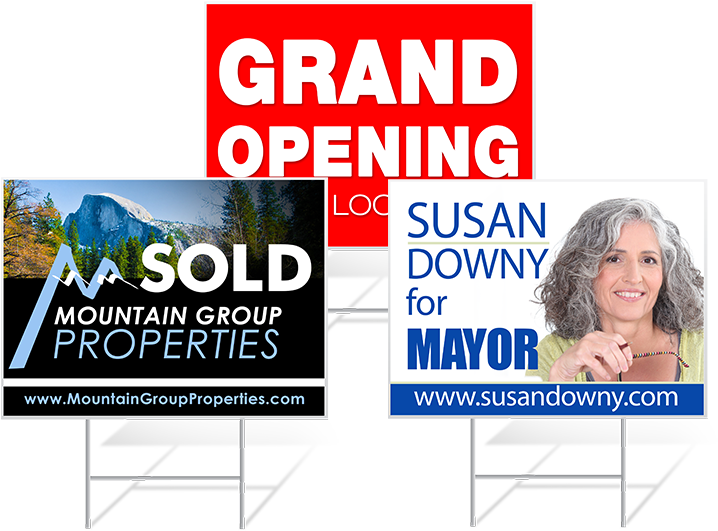 Lawn Signs 4 Mm (751x800), Png Download