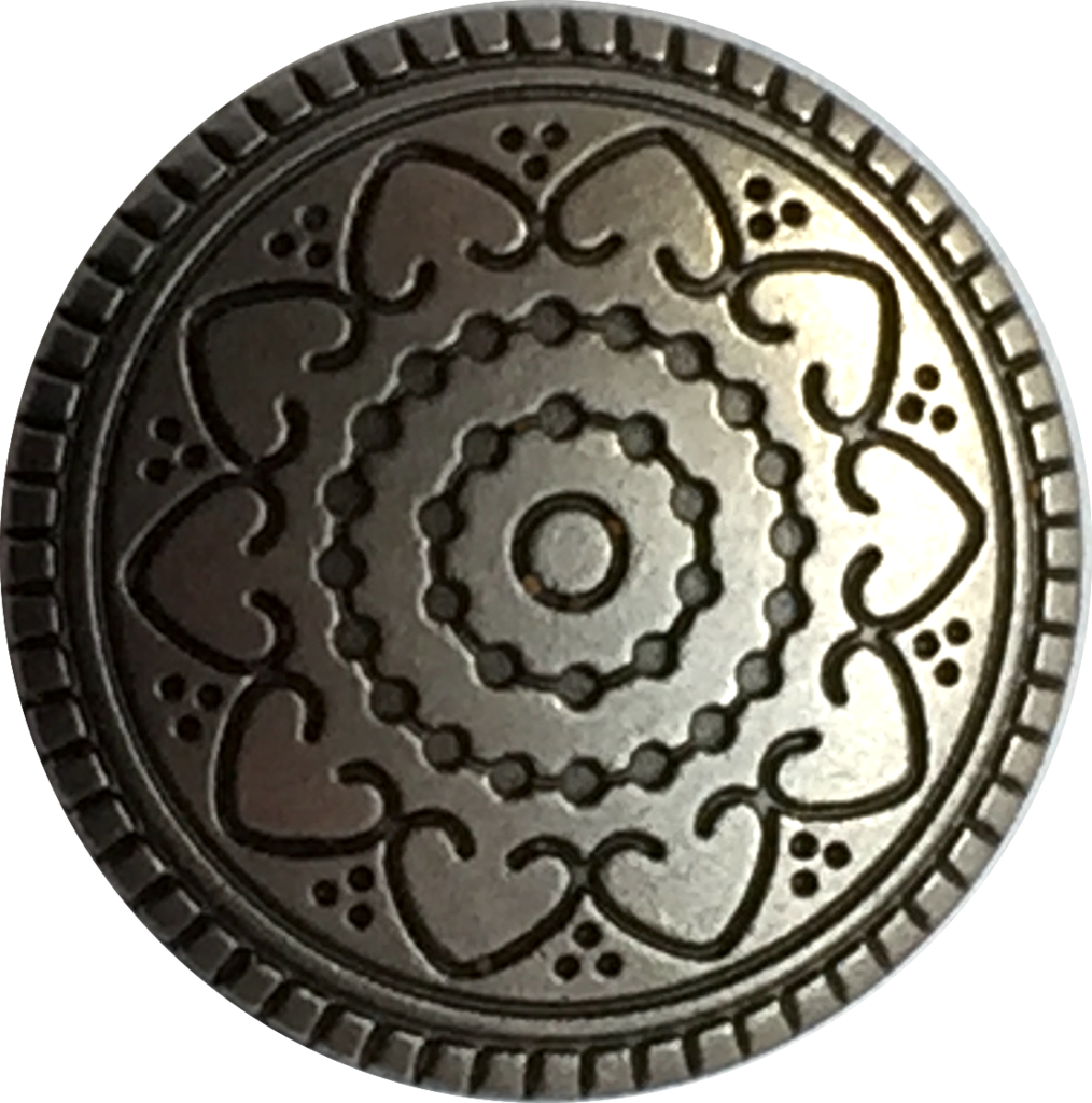 Ten Hearts Metal Button 3/4" Sale $1 (1014x1024), Png Download