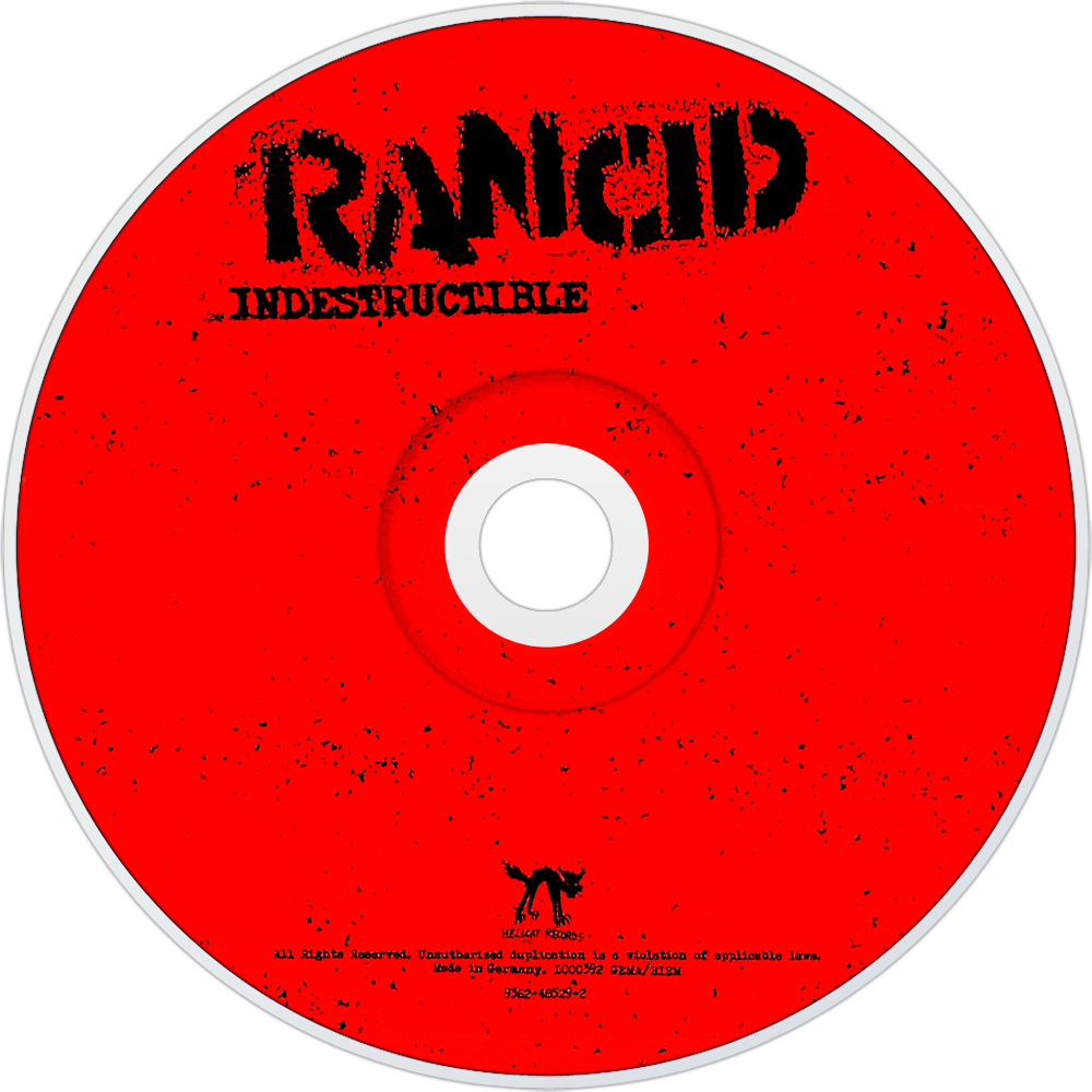 Rancid Indestructible Cd Disc Image (1000x1000), Png Download
