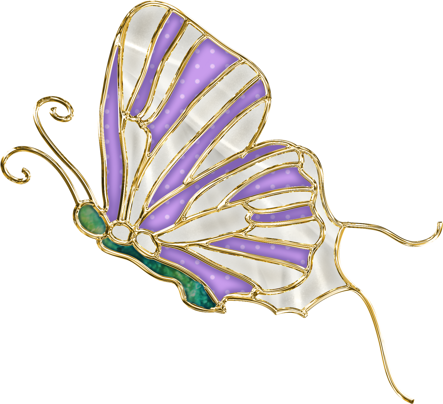 Clipart Butterflies (2149x2142), Png Download