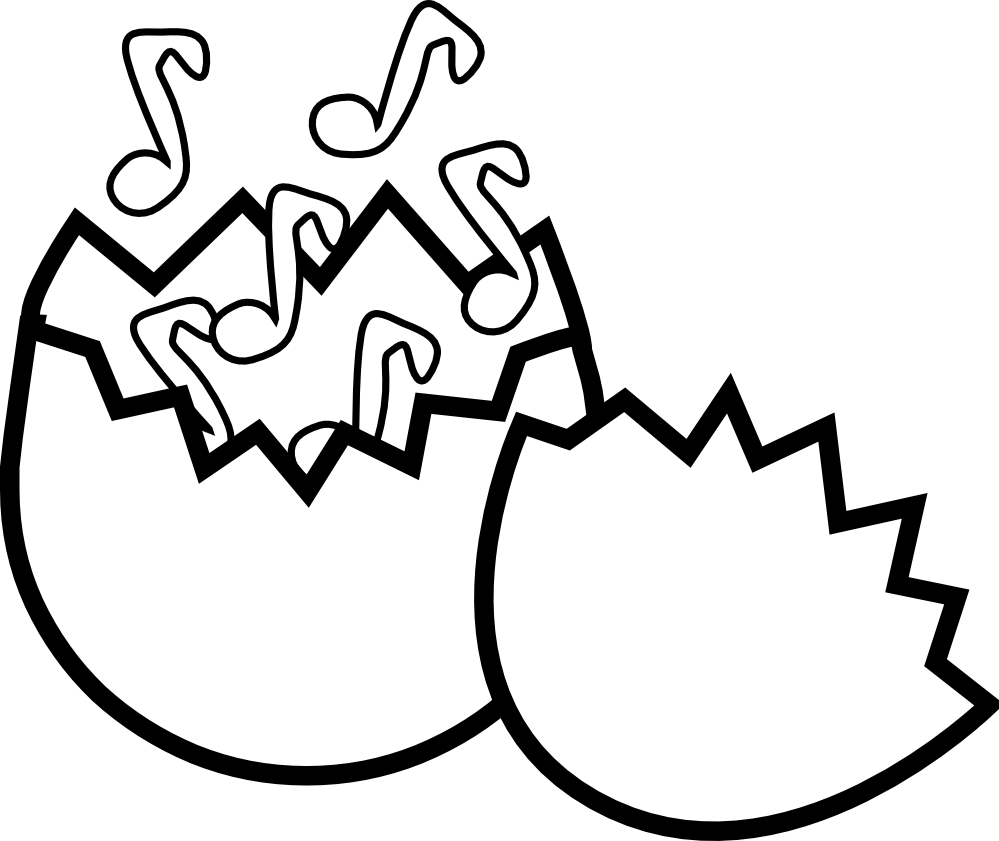 Easter Clipart Music (999x841), Png Download