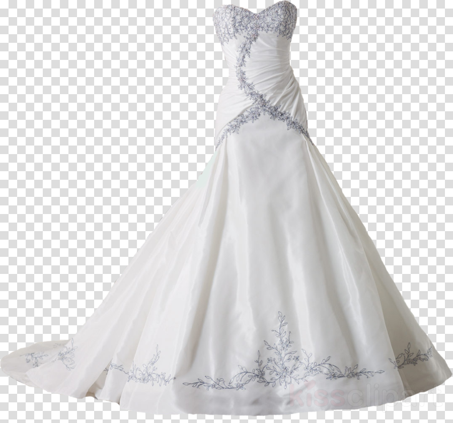 Wedding Gowns Png Clipart Wedding Dress Clip Art (900x840), Png Download