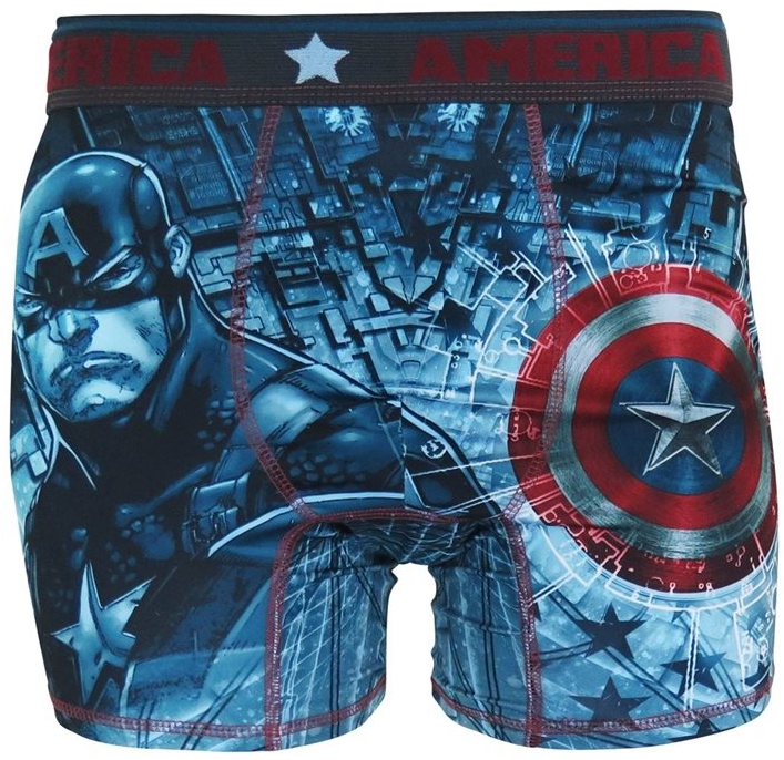 Captain America Boxers (800x800), Png Download