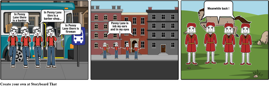 Penny Lane Beatles (1164x385), Png Download