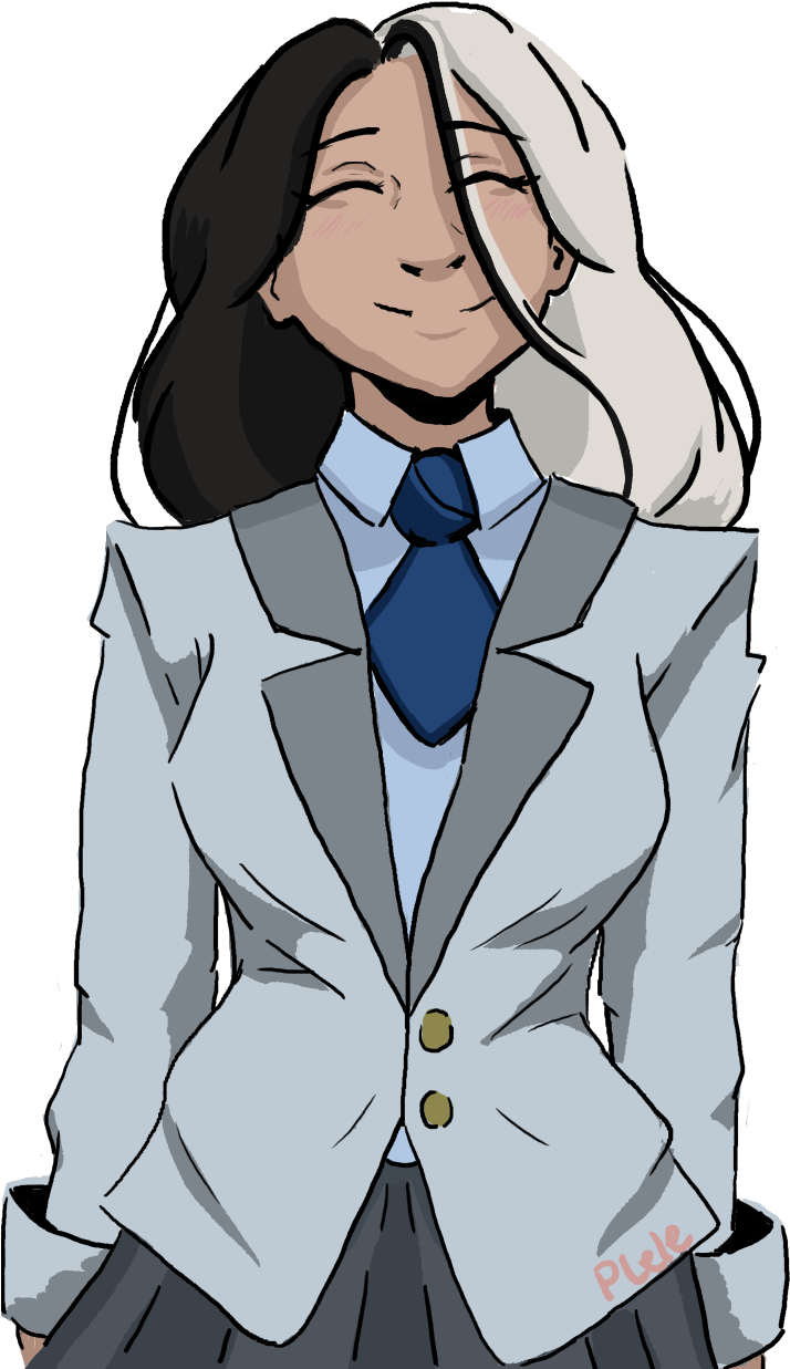 My Avatar And Oc Mizune Rei Cause I'm A Weeb (728x1239), Png Download