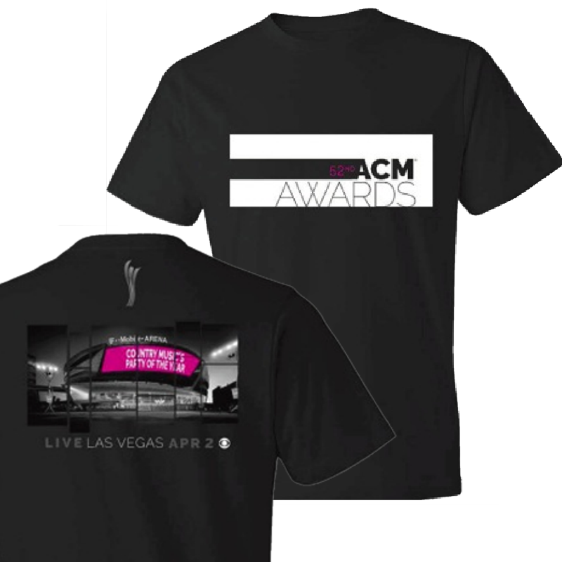 52nd Academy Of Country Music Black T Mobile Arena (800x800), Png Download