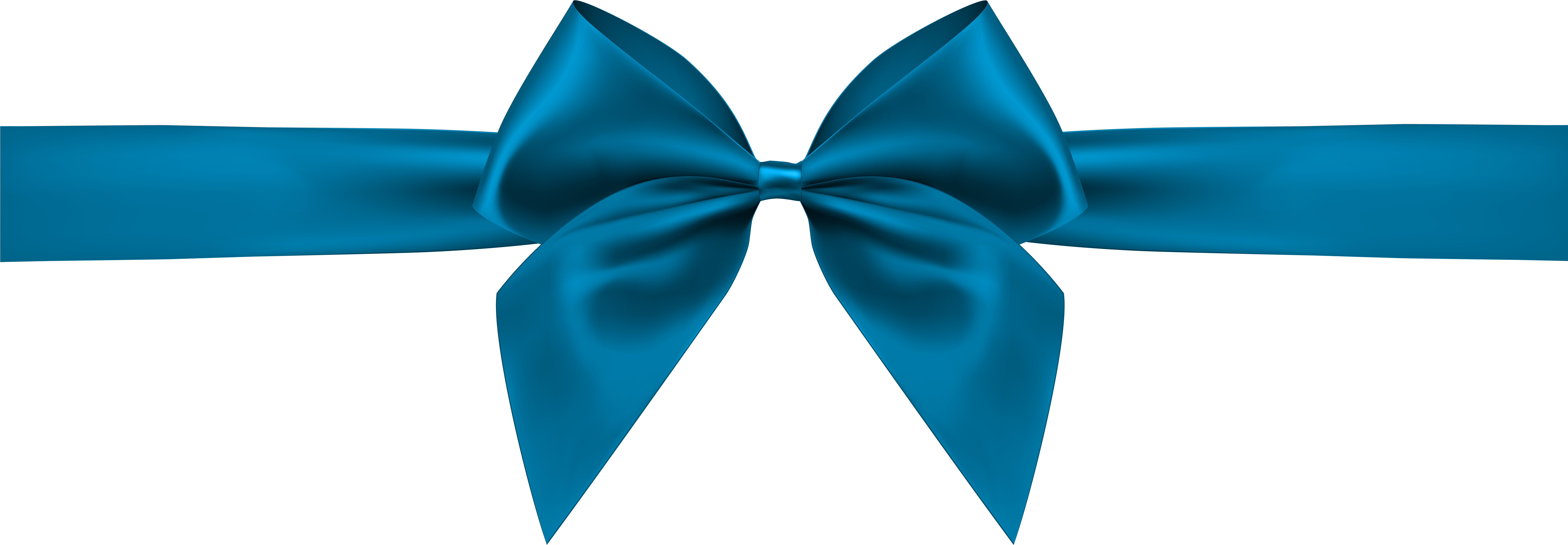 Blue Christmas Bow Png (8000x2840), Png Download