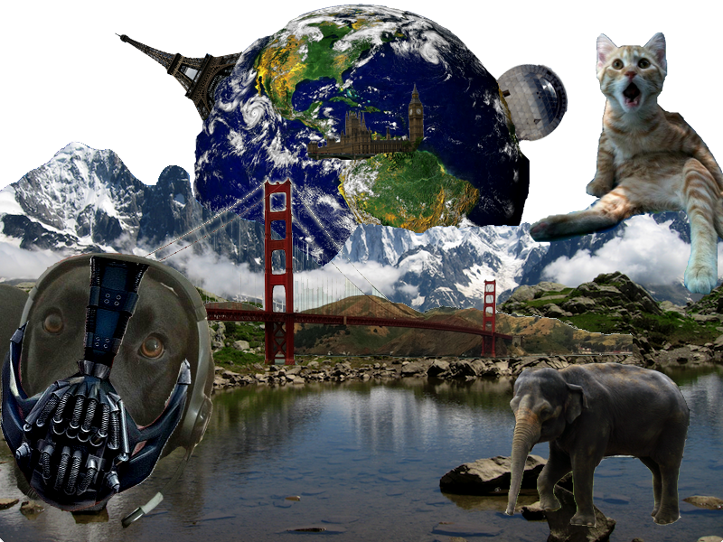 Combine All Transparent Pngs In Photoshop (800x600), Png Download