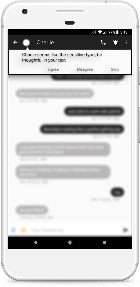 The First Ever Messaging App With A Built In Relationship (1080x1082), Png Download