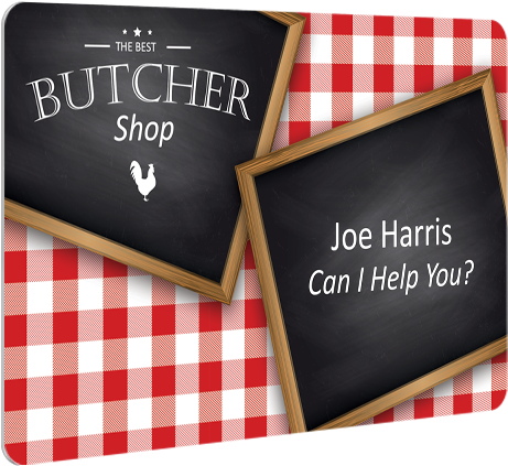Carte Exemple 3d Butcher Eng (640x480), Png Download