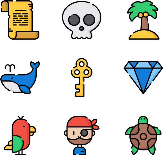 Pirates (600x564), Png Download