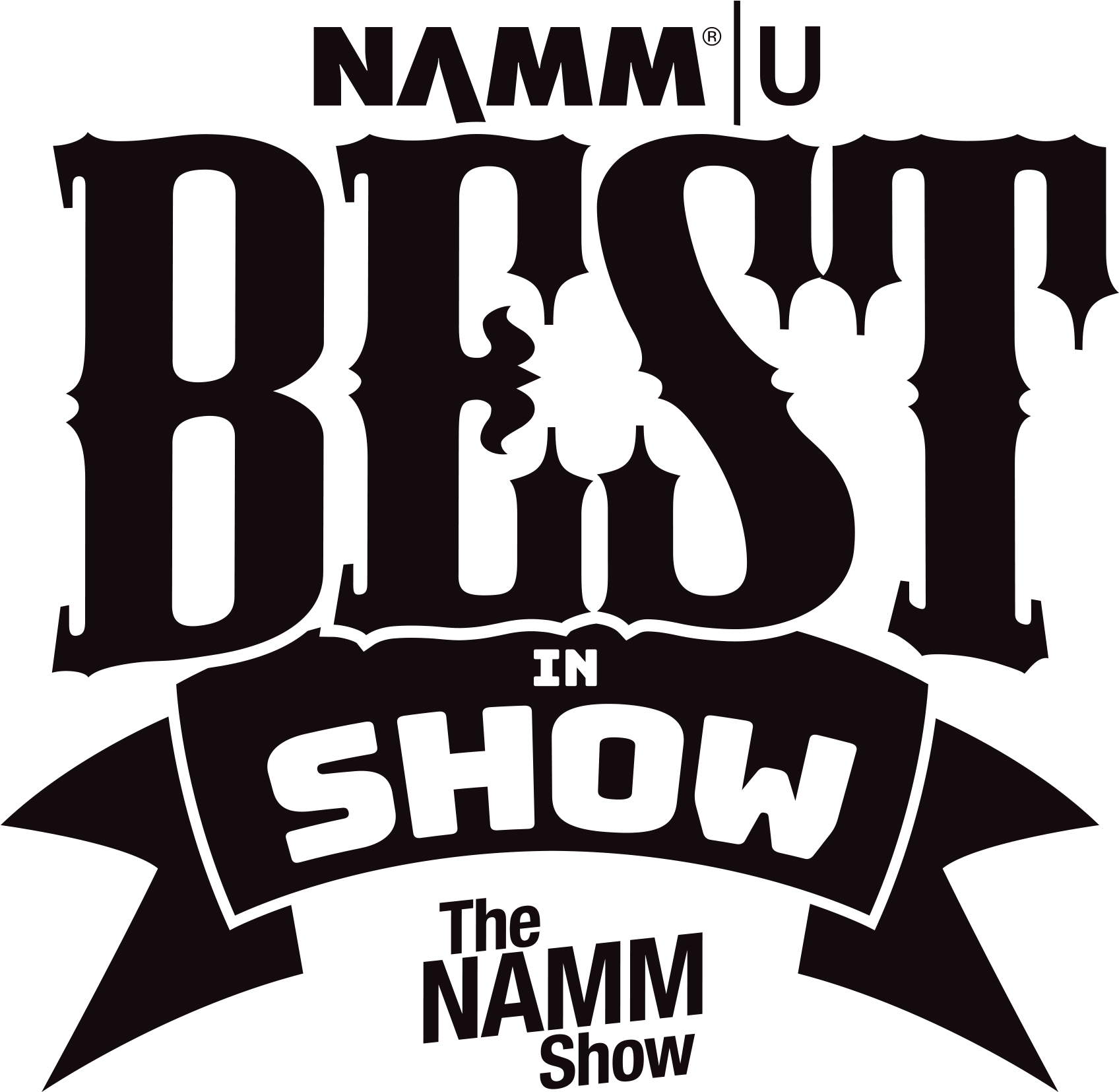 Best In Show 19 Black Web (1728x1728), Png Download