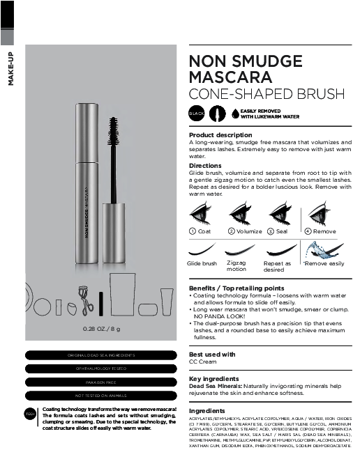 Non Smudge Mascara (618x800), Png Download