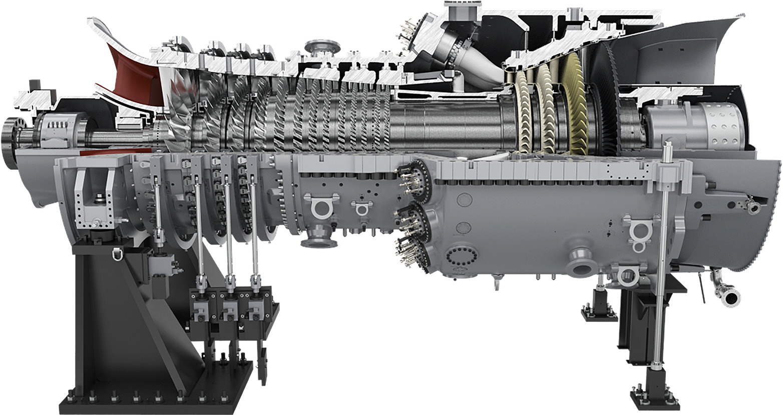 Heavy-duty Gas Turbines (1920x1080), Png Download