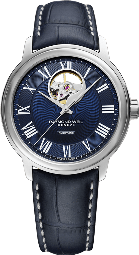 Raymond Weil Maestro 2227 Stc 00508 Automatic Blue (700x1000), Png Download