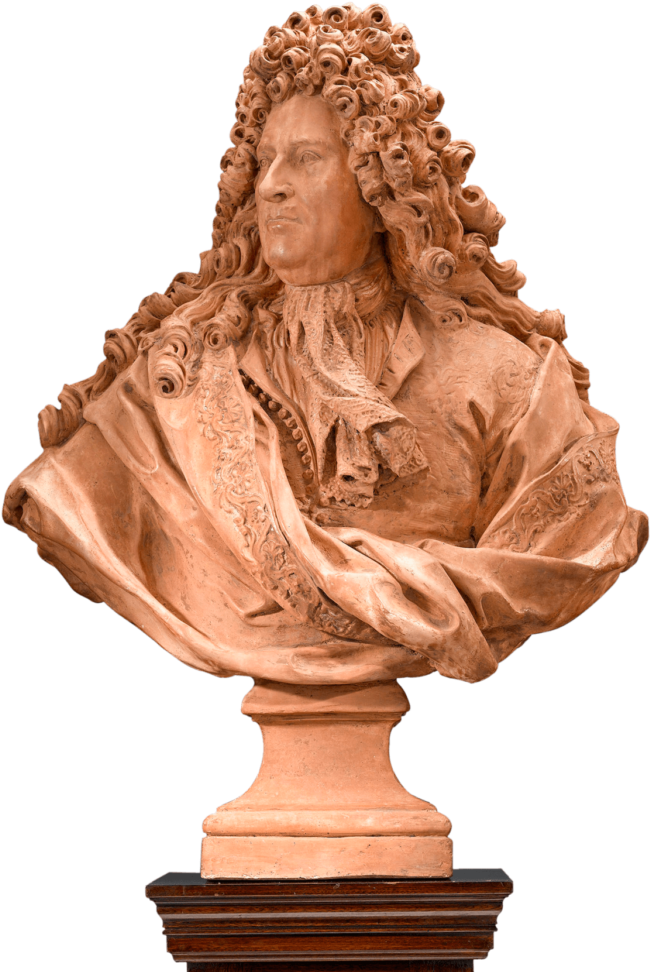 This Monumental French Terracotta Portrait Bust Is (819x1024), Png Download