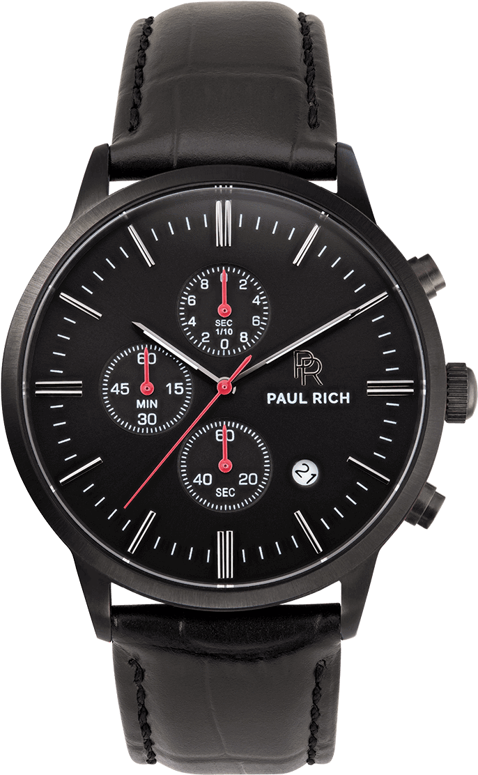 Nowy Chrono Black Leather 1000x 1 1000x 2 1000x 2 2 (1000x1485), Png Download