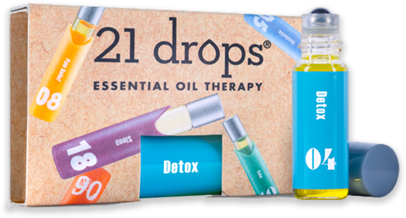 Detox Mini Roll On (2000x2000), Png Download