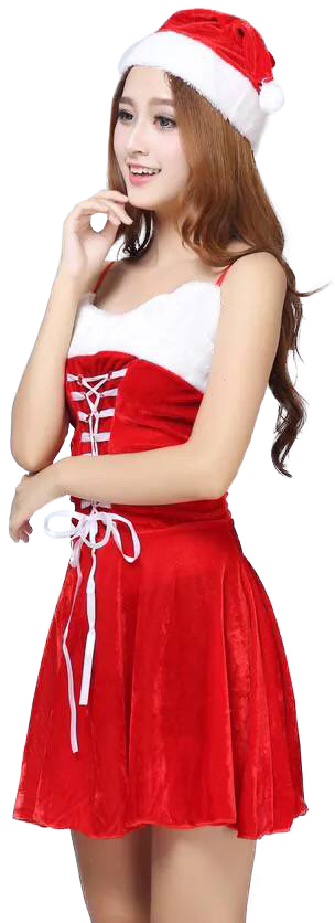 Sexy Santa Png (603x877), Png Download