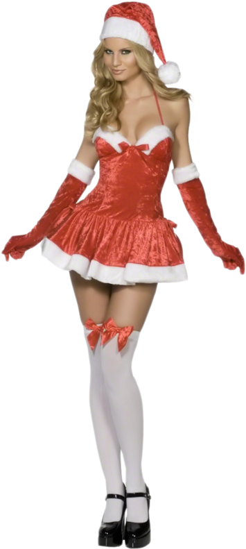 Sexy Santa Png (444x800), Png Download