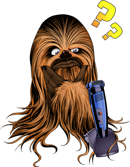 Chewbacca Preview (525x674), Png Download