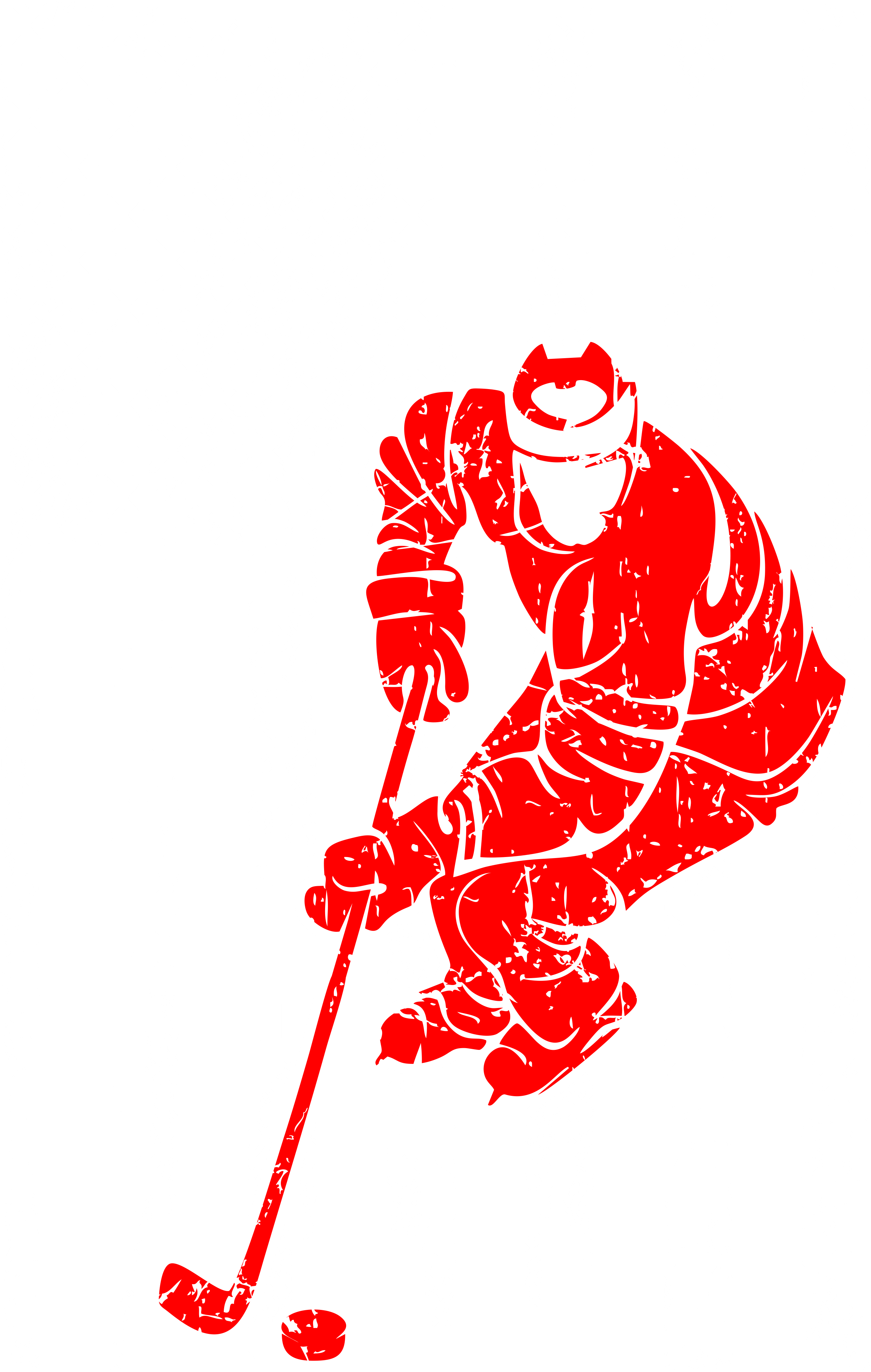 Hockey Player Sports Usa Flag Pride Tshirt (2537x3999), Png Download