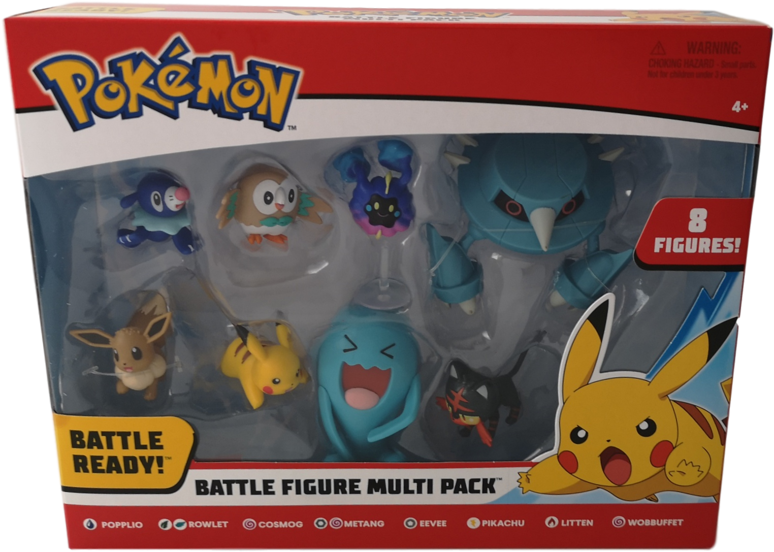 Pokemon Battle Figure Multi Pack (1801x1389), Png Download