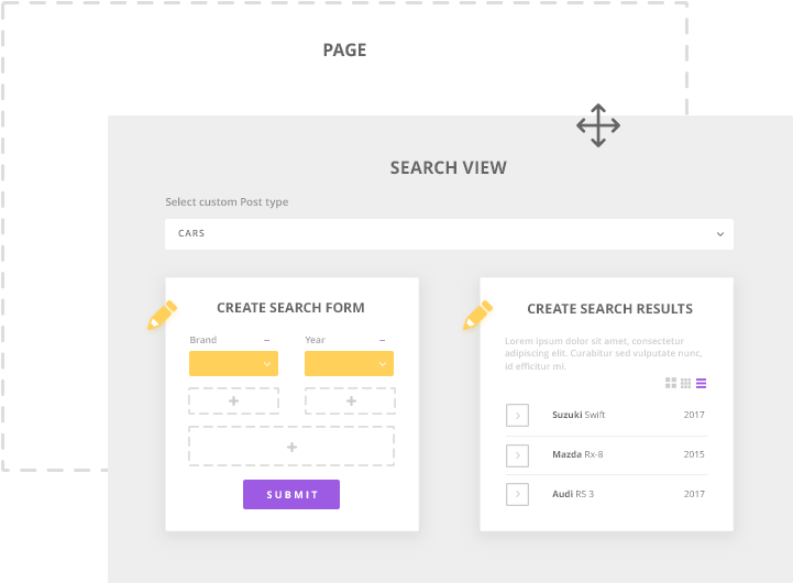 Process Of Creating A Search Using Toolset Plugins (805x622), Png Download