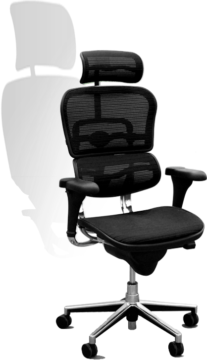 Ergohuman Bright Bla (448x738), Png Download