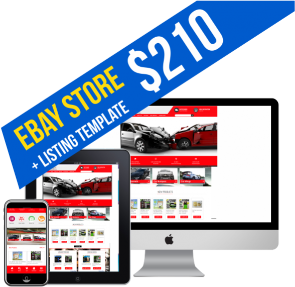 Ebay Store And Listing Template (600x651), Png Download