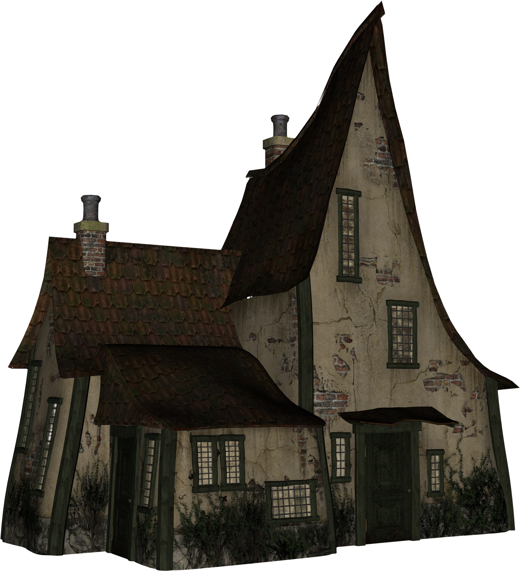 Halloween Home Decor, Halloween House, Scrapbook Albums, (1797x1935), Png Download