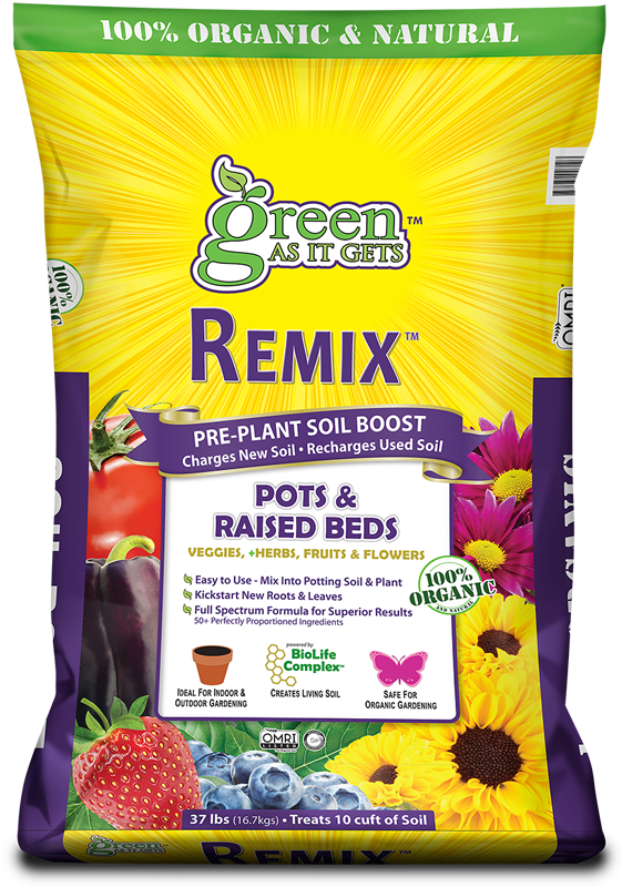 Remix Pre-plant Soil Boost For Pots & Raised Beds (561x800), Png Download