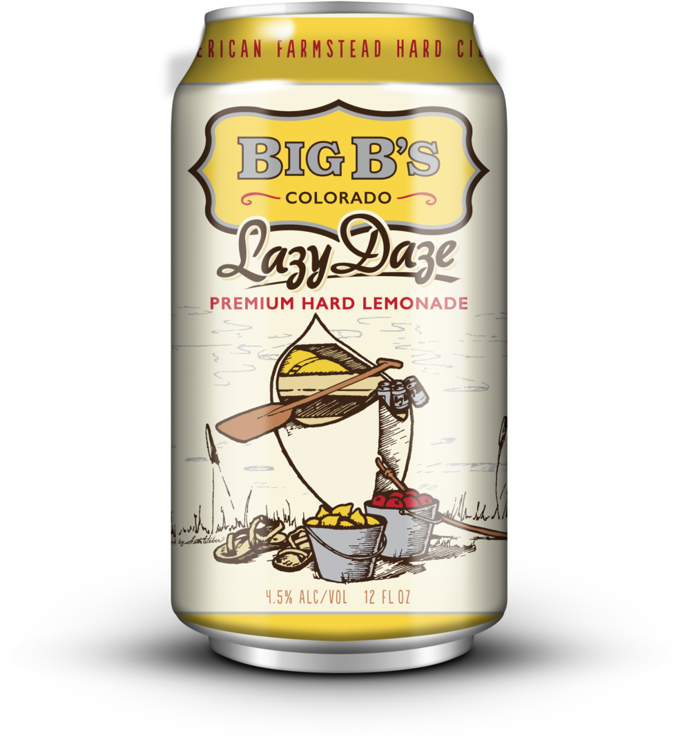 Lazy Daze 12oz Can (1000x1259), Png Download
