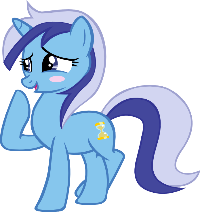 Minuette Blushing By Ironm17-d951xnh (695x734), Png Download