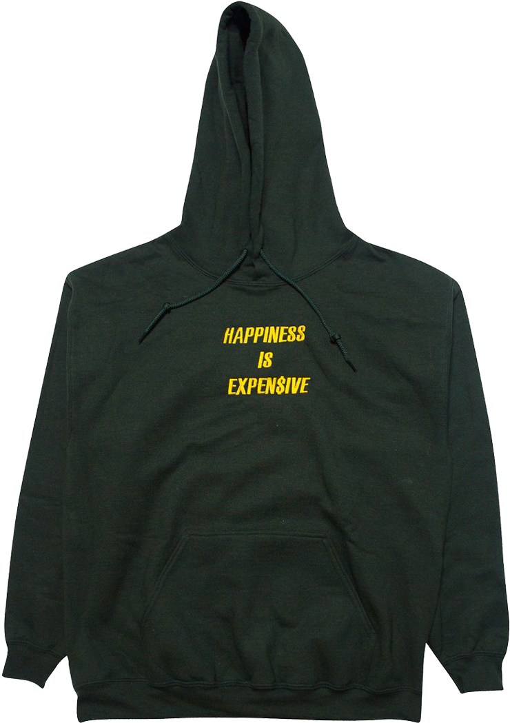 Happiness Is Expensive Hoodie (1100x1100), Png Download