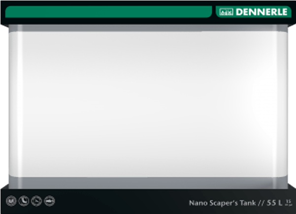 Dennerle Scaper's Tank Akvárium Fedlappal, Alátét Szivaccsal (1000x1000), Png Download