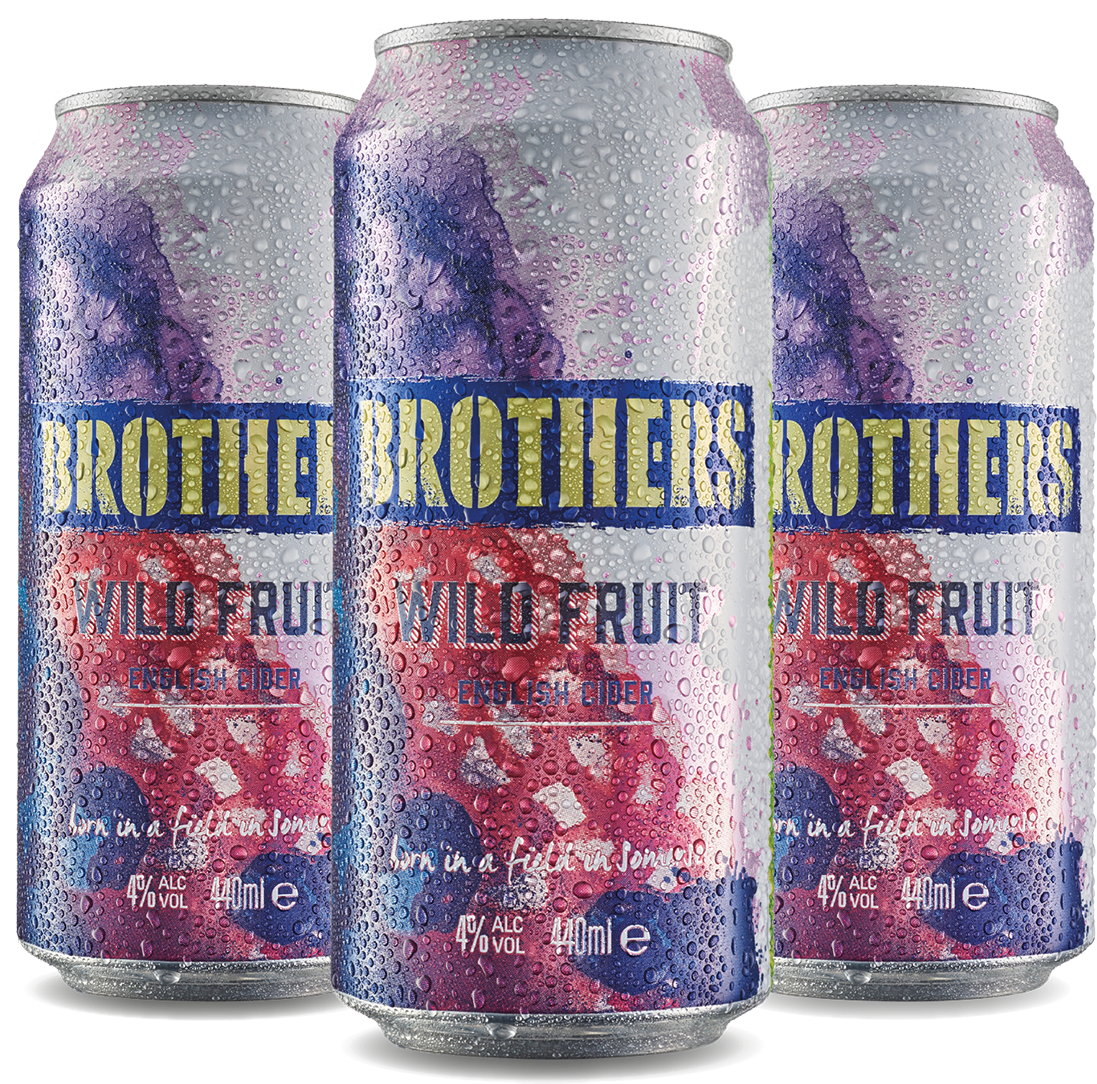 Brothers Wild Fruit Cider 440ml Cans V=1542378213 (1200x1200), Png Download