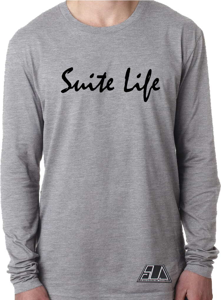 Image Of Men's Script Long Sleeve (1016x1016), Png Download