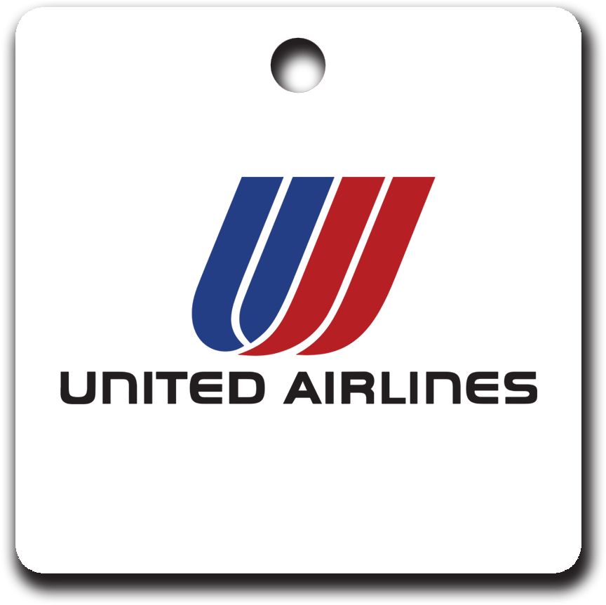 United Airlines Tulip Logo Ornaments (900x900), Png Download
