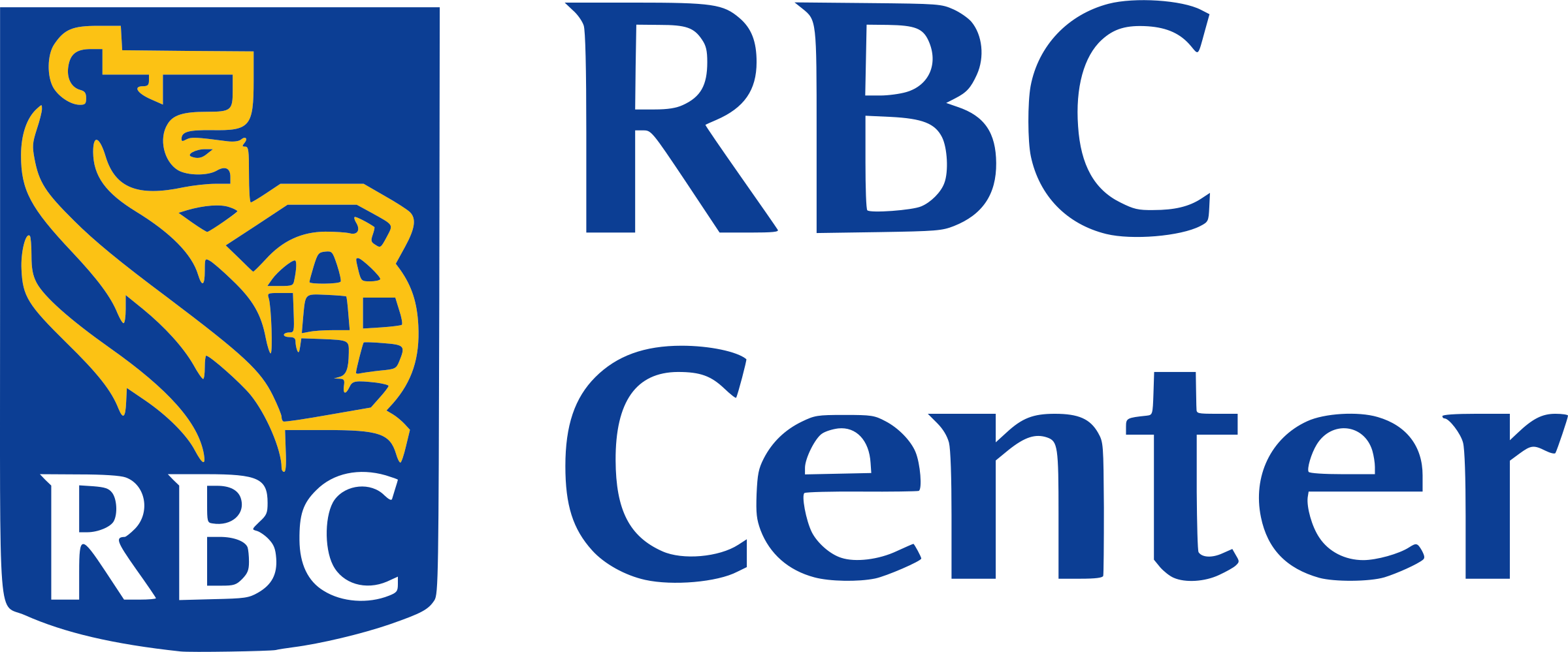 Rbc Center Logo Png Transparent (2400x999), Png Download