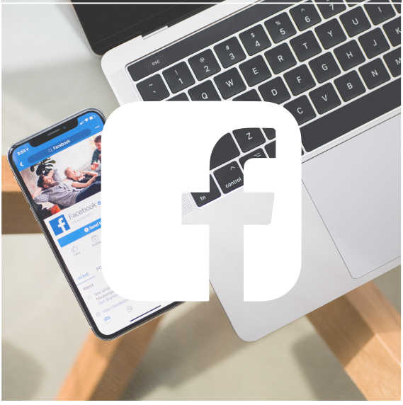 Follow Us On Facebook (569x572), Png Download