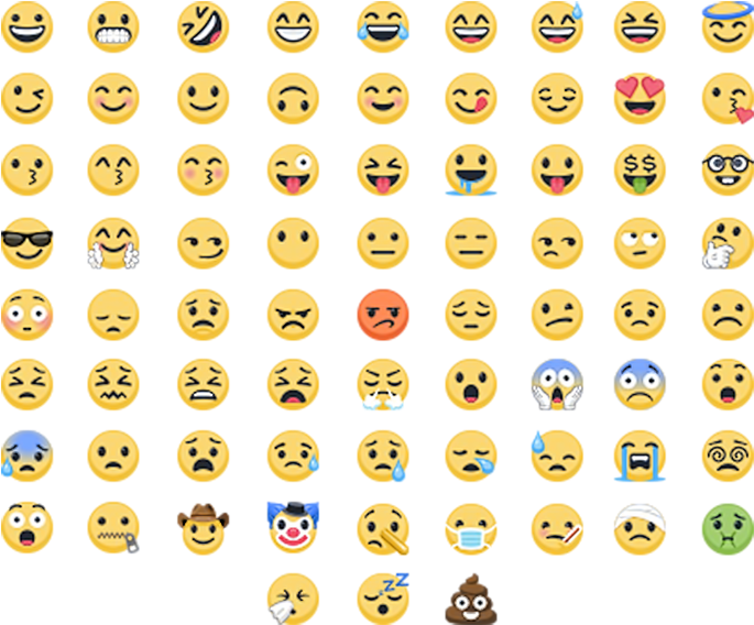 Facebook Smiley Png (800x748), Png Download