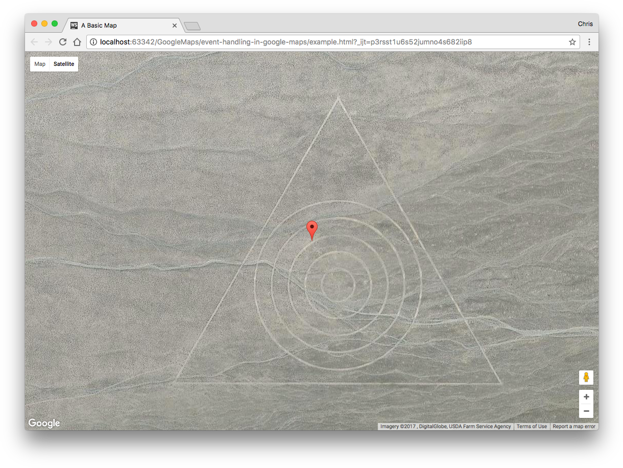 The Results Of Clicking The Marker (1235x927), Png Download